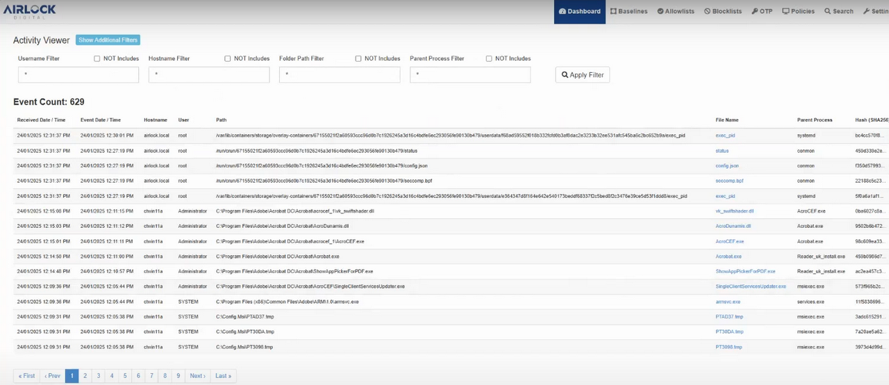 Airlock_Activity Viewer