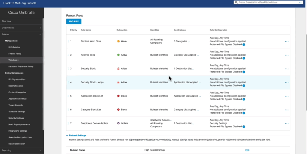 Cisco_Umbrella_Web Policy