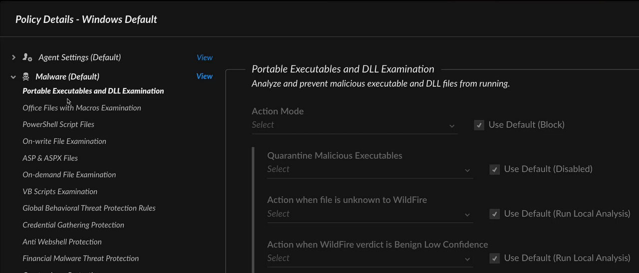 Cortex_XDR_Policy Details